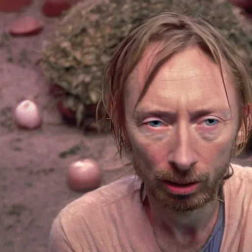 Prompt: Thom Yorke in Monty Python, 4k, lots of details.