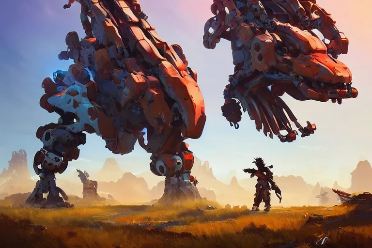 Image similar to scorcher machine mecha animal beast robot of horizon forbidden west horizon zero dawn bioluminiscence, behance hd by jesper ejsing, by rhads, makoto shinkai and lois van baarle, ilya kuvshinov, rossdraws global illumination