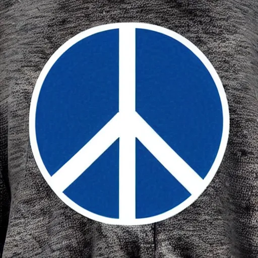 Image similar to peace sign on the planet earth
