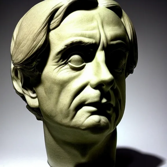 Prompt: Mesmerizing Classical bust of Carl Sagan
