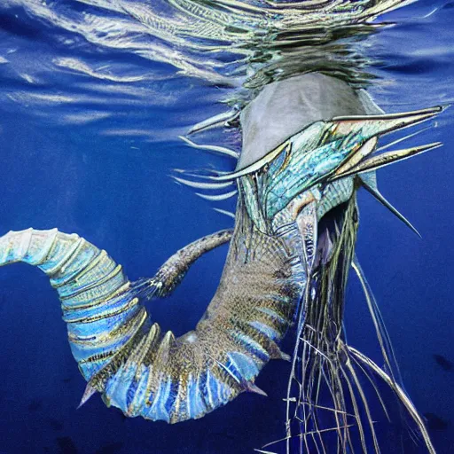Image similar to national geographic professional photo of gyarados, award winning
