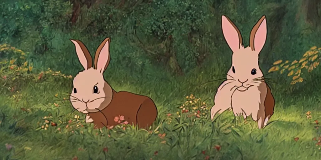 Image similar to a rabbit in the movie the secret life of arrietty, screenshot