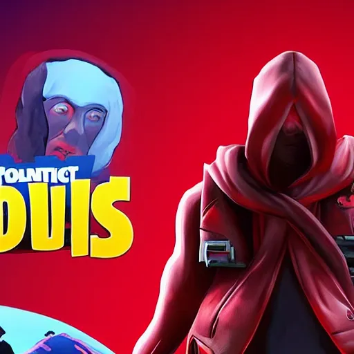 Image similar to red among us imposter crew mate from the video game among us, in fortnite, dramatic, betrayal