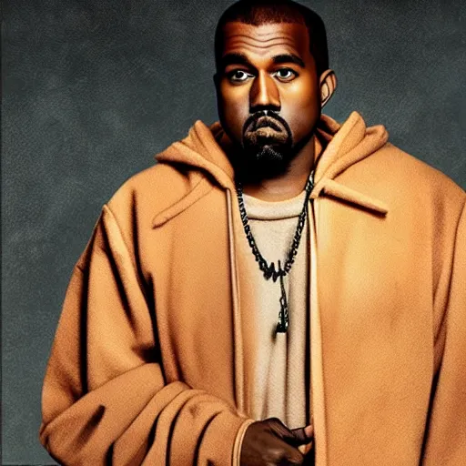 Prompt: kanye west as walt disney, renaissance portrait painting