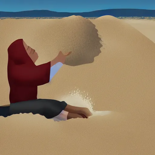 Image similar to Mr Sandman, man me a sand