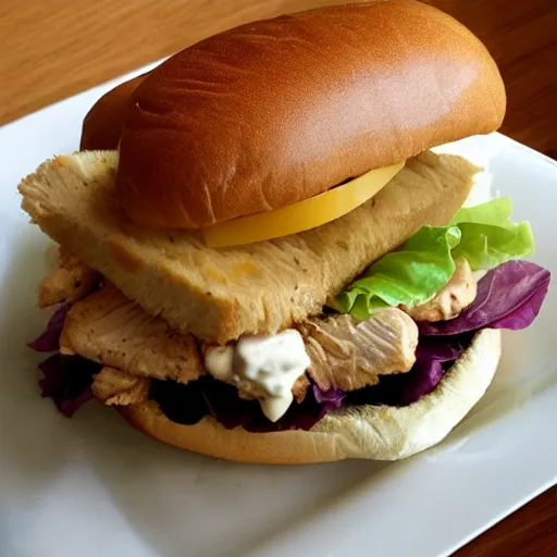 Prompt: chicken sandwich