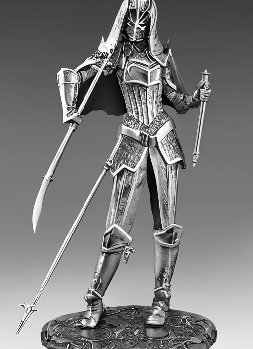 Image similar to 80mm, resin detailed model figure of Alchemy Imperial Princess knight gothic silver