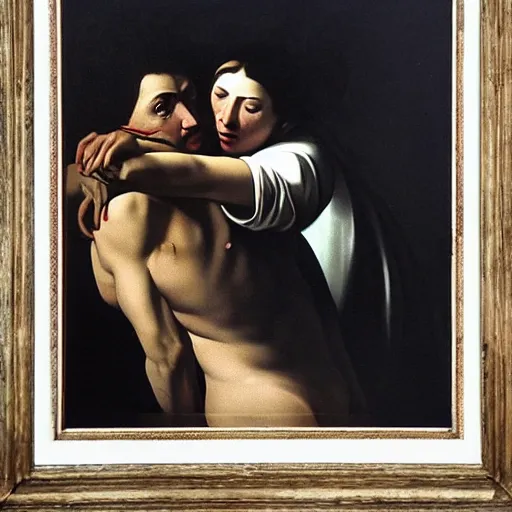 Image similar to caravaggio amor vincit omnia