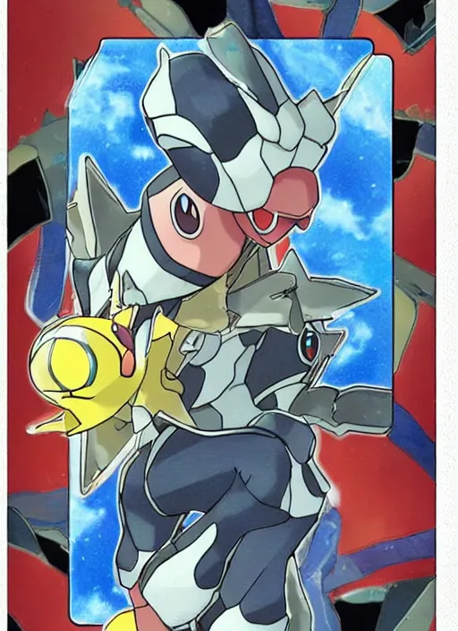 Image similar to a pokemon card from the 2 0 5 0 s