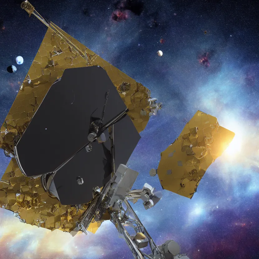 Prompt: pictures of space never seen before, ultra realistic, james webb space telescope, cinematic, high quality, 4 k