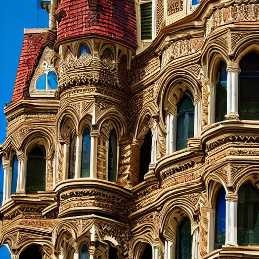 Image similar to Ornate house inspired by roman and gothic architecture. Tamron SP 70-200mm f/2.8 Di VC USD G2.