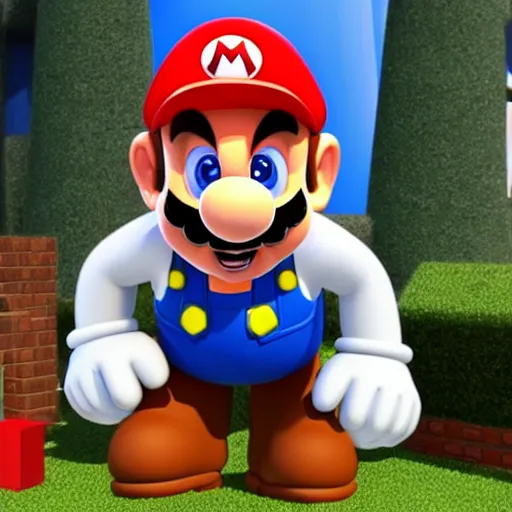 Prompt: antonio banderas wearing a super mario costume, extremely detailed, 8 k, photorealistic, cinematic atmosphere, award winning photography