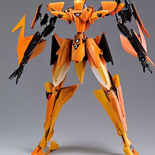 Image similar to futuristic strelitzia mecha bird of paradise body, sepals forming helmet, floral details, strelitzia, 8 k hd resolution, barbatos gundam with floral inlay, bandai box art, star wars, makoto kobayashi, frank gehry, raymond swanland