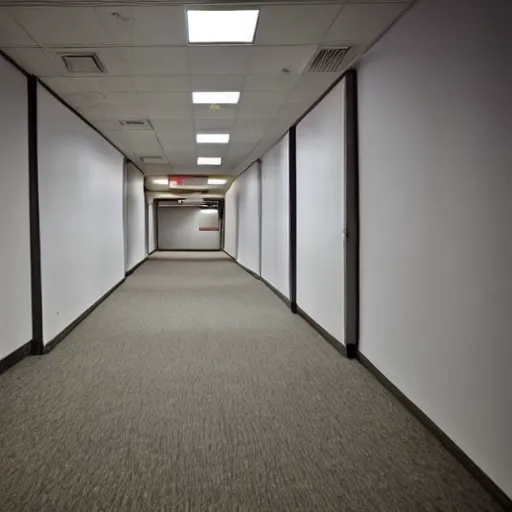 Image similar to an empty office hallway, craigslist photo