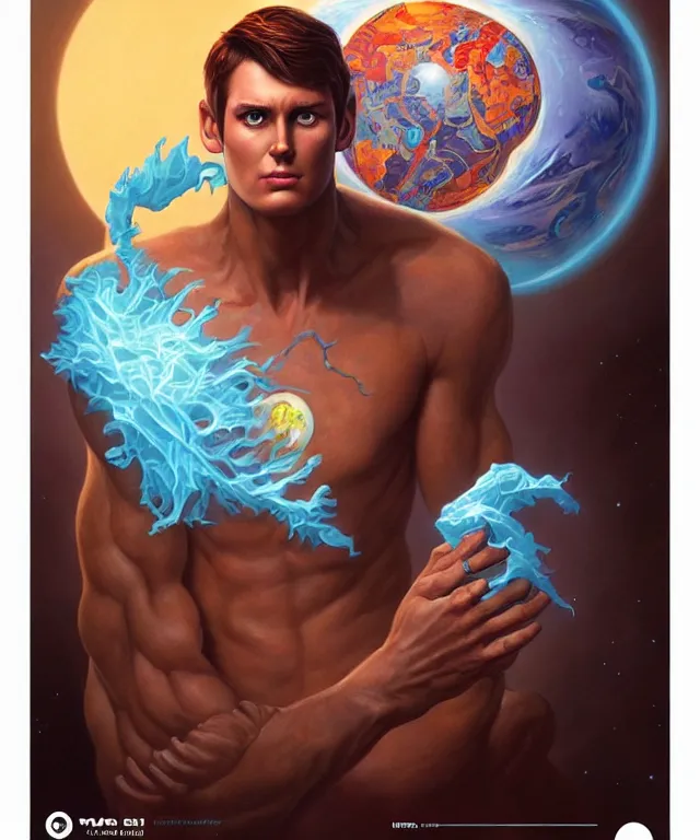 Image similar to a male earth elemental portrait, pixar style by tristan eaton stanley artgerm and tom bagshaw