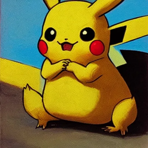 the surprised pikachu meme, hyper realistic