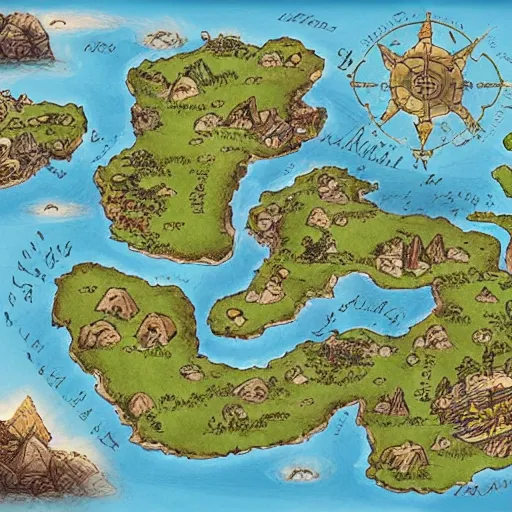 Image similar to map of fantasy world