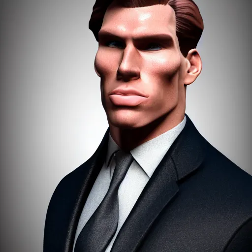 muscular chad gigachad handsome jerma 9 8 5 with thick, Stable Diffusion