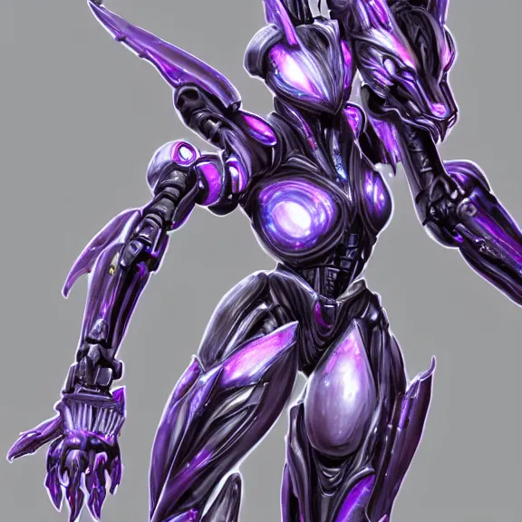 Prompt: extremely detailed front shot of a giant beautiful stunning goddess anthropomorphic hot robot mecha female dragon, silver sharp streamlined armor, detailed mawshot, glowing Purple LED eyes, standing elegantly, eating and swallowing a tiny human, food pov, micro pov, vore, dragon art, warframe fanart, Destiny fanart, macro art, furry art, furaffinity, DeviantArt, Eka's Portal, G6