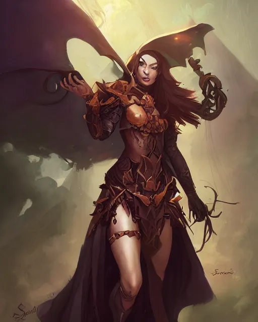 Image similar to a beautiful witch paladin by Stanley Artgerm Lau, WLOP, Rossdraws, frank frazetta, Andrei Riabovitchev, Marc Simonetti, tranding on artstation