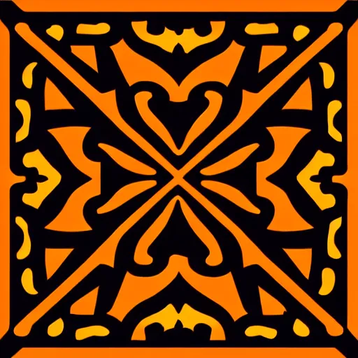 Image similar to bright orange tile vector pattern