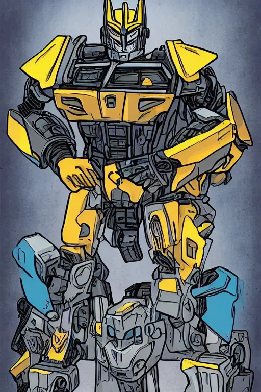 Prompt: Cover of a Zine about Transformers