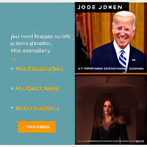 Prompt: joe biden's onlyfans profile