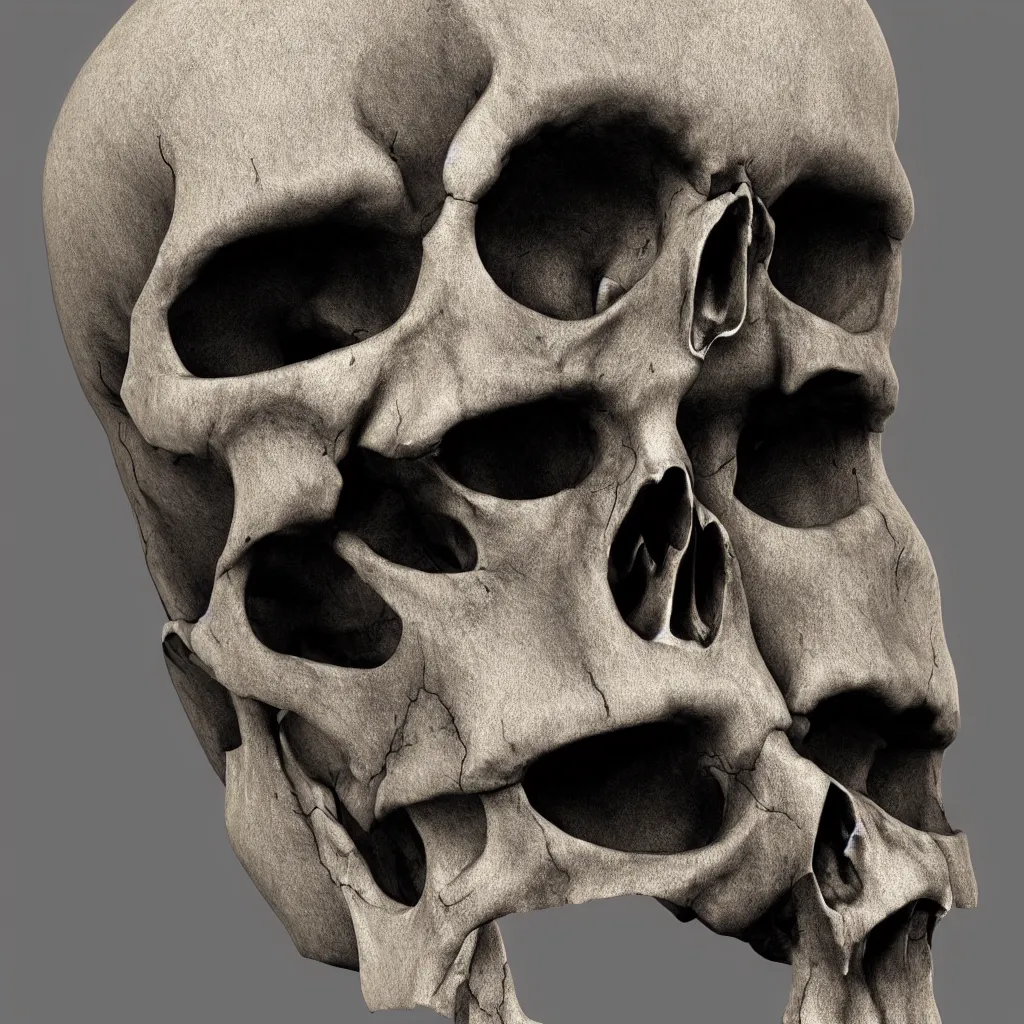Prompt: dark skull, ultra detail, ultra realistic