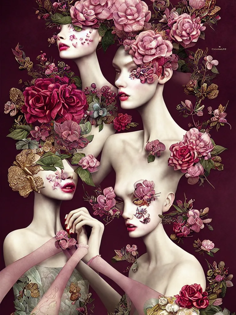 Prompt: fragrance advertising campaign by ray caesar, highly detailed, intricate