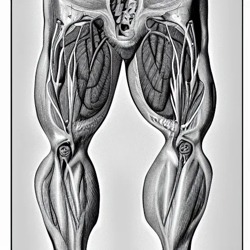 Image similar to anatomical drawing of the number 1 0 0