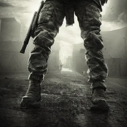 Prompt: pencil art, distant shot, realistic, cinematic, hyper detailed, smooth, hero walking up to the army to fight a war.