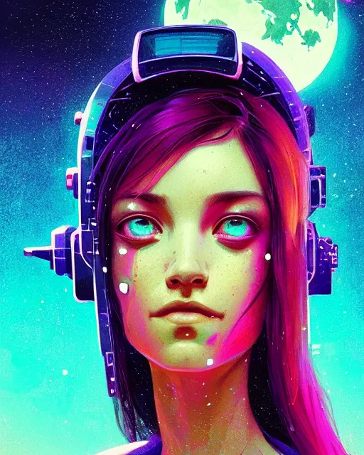 Image similar to portrait of a beautiful woman monster astronaut, intricate abstract. cyberpunk, intricate artwork, bathed in light, octane render, unreal engine, gaudy colors, greg rutkowski, loish, rhads, beeple, makoto shinkai and lois van baarle, ilya kuvshinov, rossdraws, tom bagshaw, alphonse mucha, global illumination