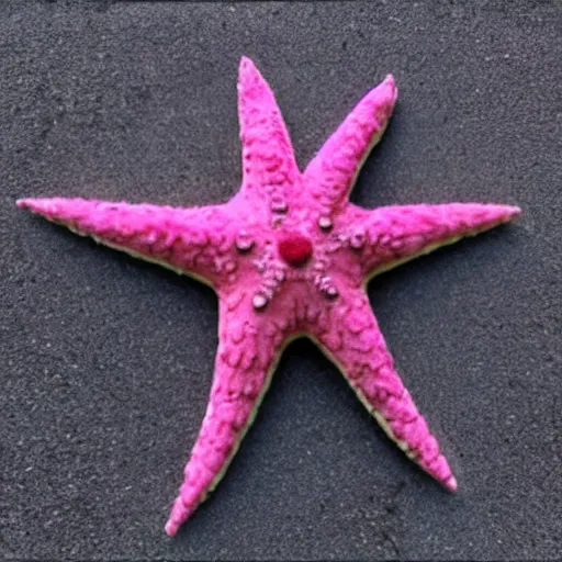 Prompt: Patrick star from the SpongeBob cartoon