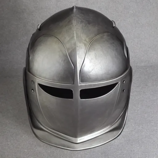 Image similar to knight helmet, detailed, style of hydro74