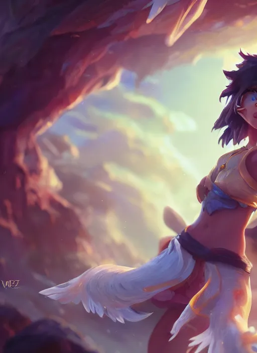 Prompt: taliyah, from league of legends, au naturel, fighting, 裸 体, hyper detailed, digital art, trending in artstation, cinematic lighting, studio quality smooth render, unreal engine 5 rendered, octane rendered, art style by klimt and nixeu and ian sprigger and wlop and krenz cushart