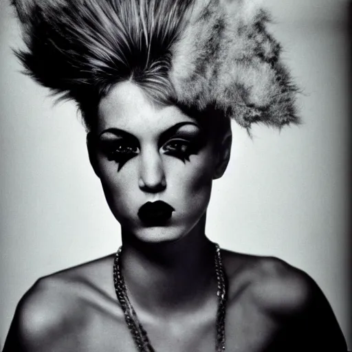 Image similar to Punk girl by Richard Avedon