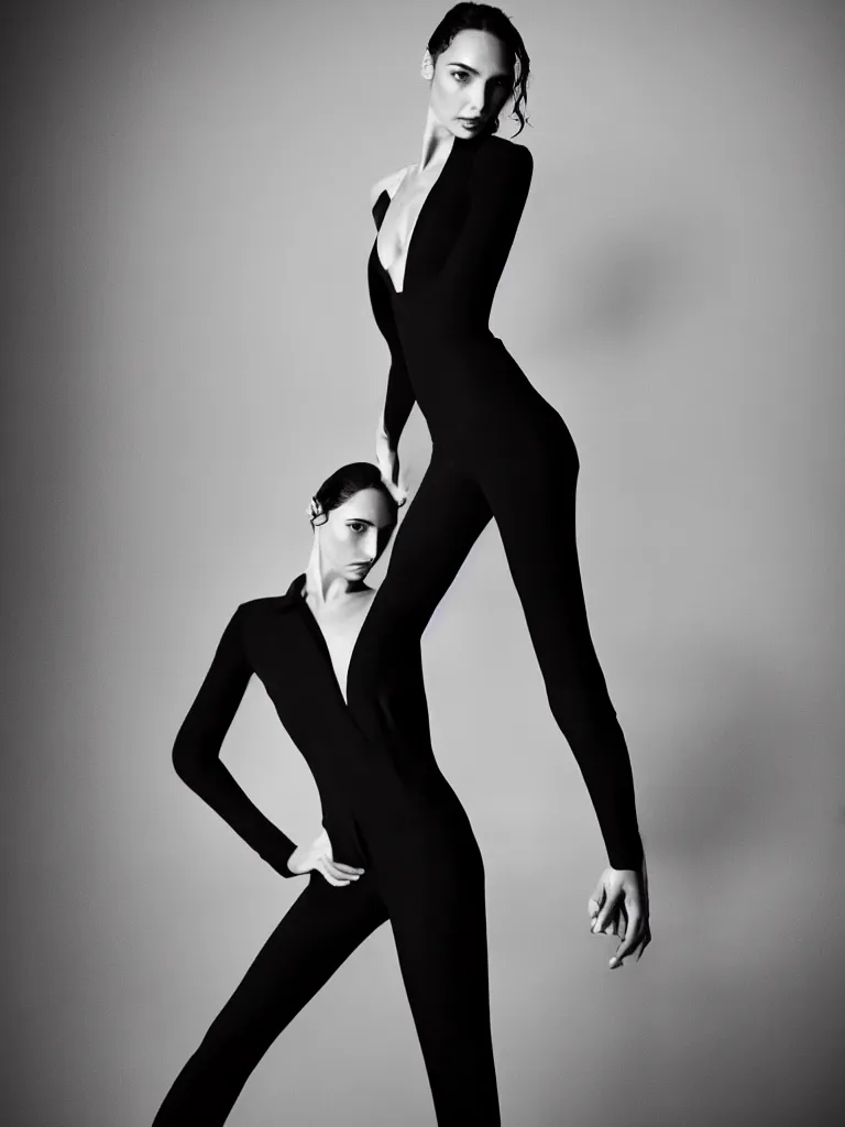 Double image of the same fashion model in different poses Stock Photo by  ©MaxFrost 57529149