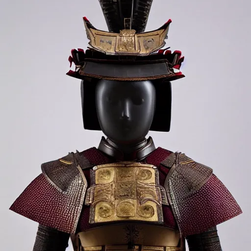 Prompt: highly detailed female armor , in Japan style , samurai