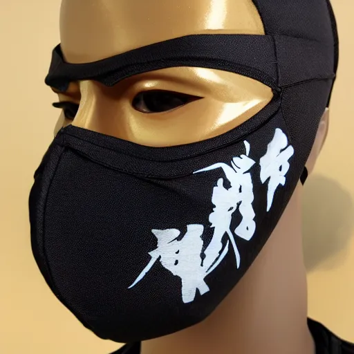 Prompt: an expensive ninja mask