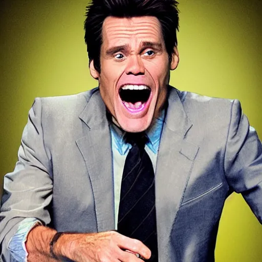 Prompt: Jim Carrey attacks Jim Carrey