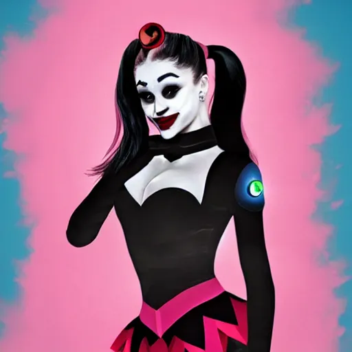 Image similar to ariana grande as a joker