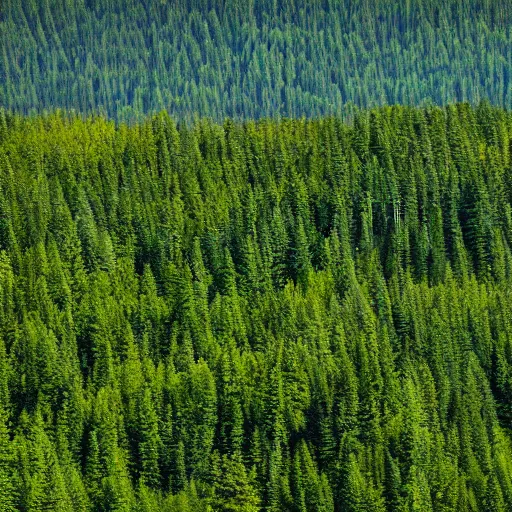 Prompt: canadian forest with mountains, 4 k, high detail, high - resolution photograph, professional photography, ultra - detail