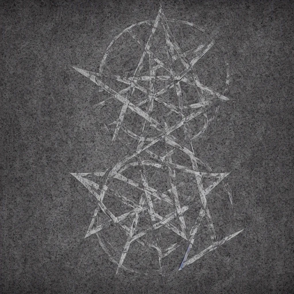 Prompt: pentagram texture, 4k