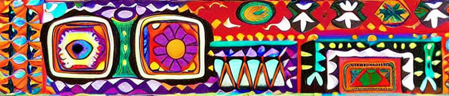 Prompt: [ mexican folk art ] mural depicting [ joseph and the amazing technicolor dreamcoat ] monochromatic! brown