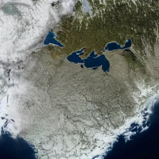 Image similar to Norway seen from space