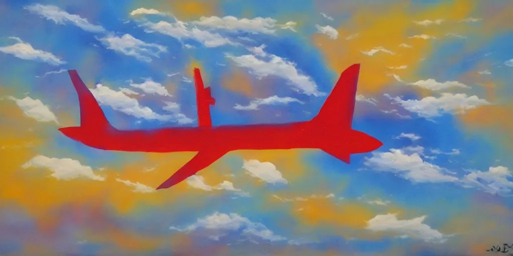 Image similar to a jet painting Happy Birthday in the sky