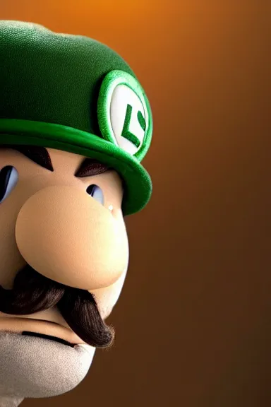 Prompt: very very intricate photorealistic photo of a realistic human version of luigi wearing his hat in an episode of game of thrones, photo is in focus with detailed atmospheric lighting, award - winning crisp details