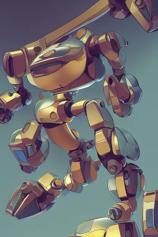 Image similar to metabots medabots medarotto medarot robot minimalist comics, behance hd by jesper ejsing, by rhads, makoto shinkai and lois van baarle, ilya kuvshinov, rossdraws global illumination ray tracing hdr radiating a glowing aura