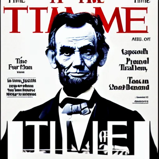Time person of the year Abraham Lincoln, Stable Diffusion OpenArt