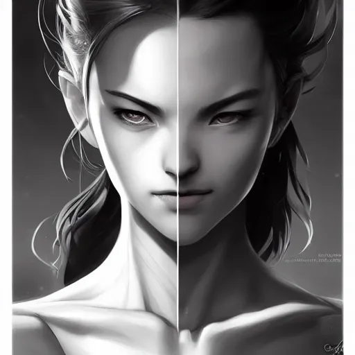 Prompt: portrait of gigachad,grayscale,Character design by charlie bowater, ross tran, artgerm, and makoto shinkai, detailed, inked, western comic book art, 2021 award winning painting,digital art,ultra realistic,ultra detailed,art by greg rutkowski,photorealiatic,hyperdetailed,hyperrealistic,studio lighting,studio photography,professional photography,professional lighting,detailed face,3 point lighting,4k